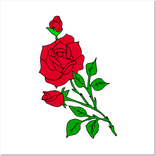 Red Roses Posters and Art